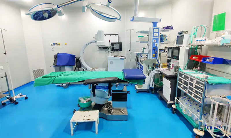Major operation theatre OT at Trusted Multispeciality Hospital in Dhayari – Silver Birch Hospital